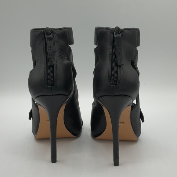 Pour La Victoire High Dress Cage Stiletto Pumps size 7 - Picture 3 of 13